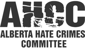Alberta Hate Crimes Committee black and white logo